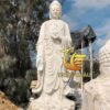 Tượng Phật A Di Đà Đứng Trên Đài Sen