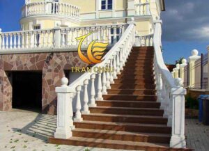 Lan Can Kết Hợp Cầu Thang Đá