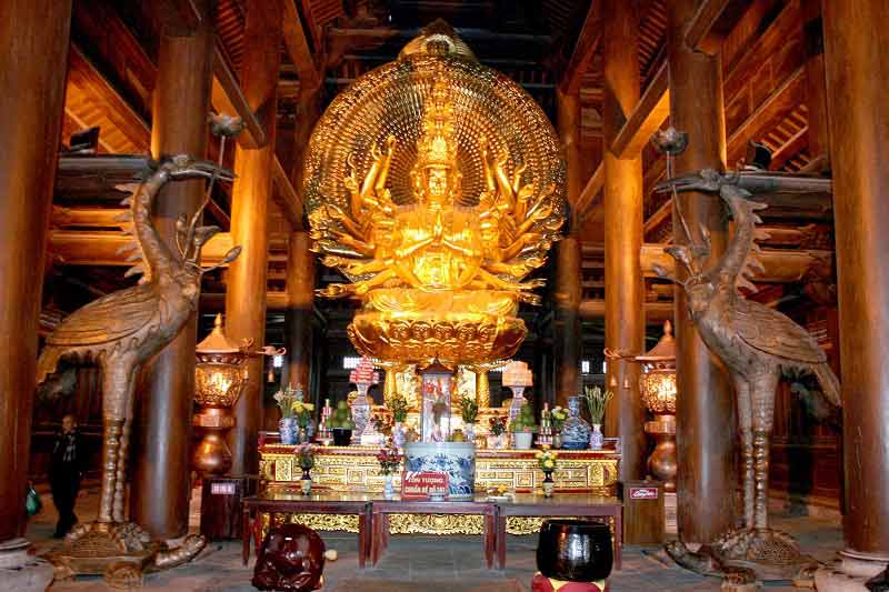 Tượng Phật Bà Nghìn Mắt Nghìn Tay Chùa Bái Đính
