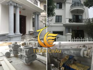 Lắp Đặt Hoàn Thiện Cột Đá - Cột Tròn Cho Villa Hồ Chí Minh